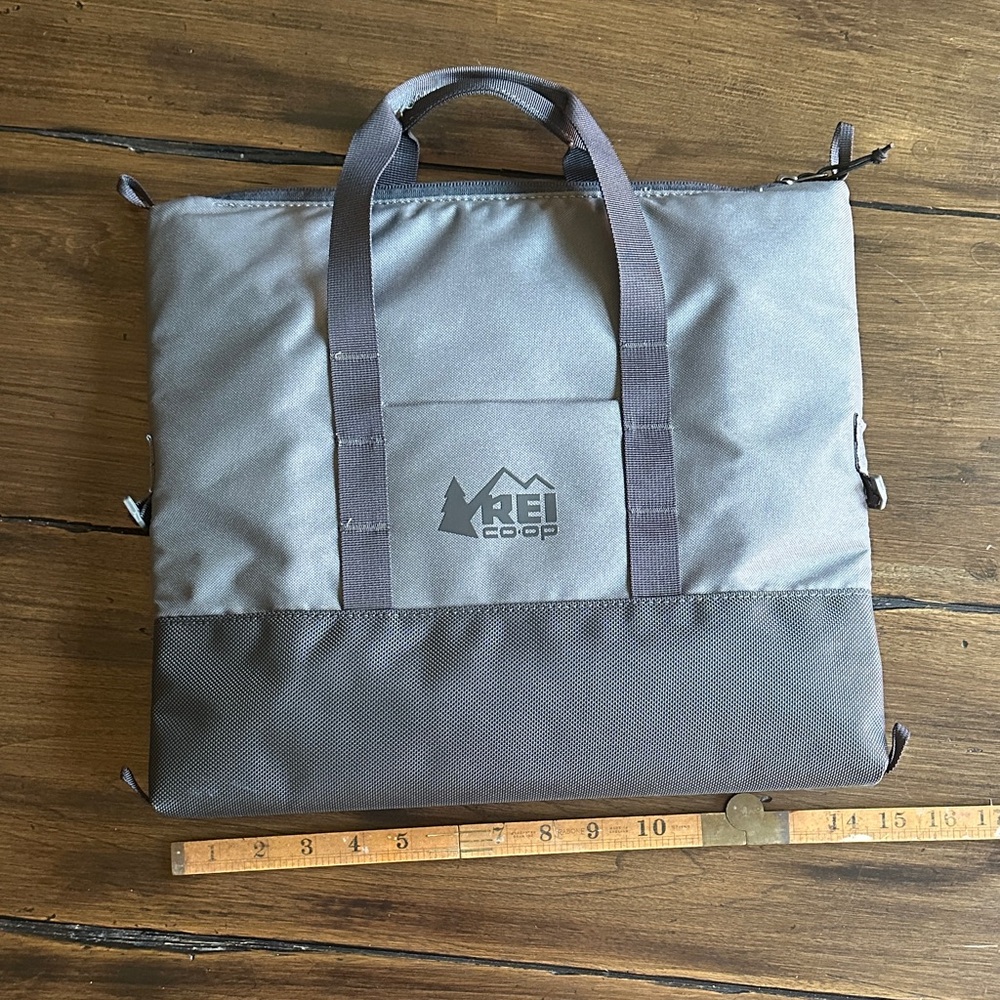 REI Gray and Black Cooler Bag